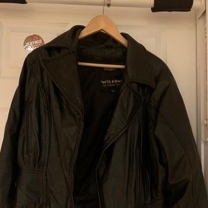 Gentle used leather Jacket.
